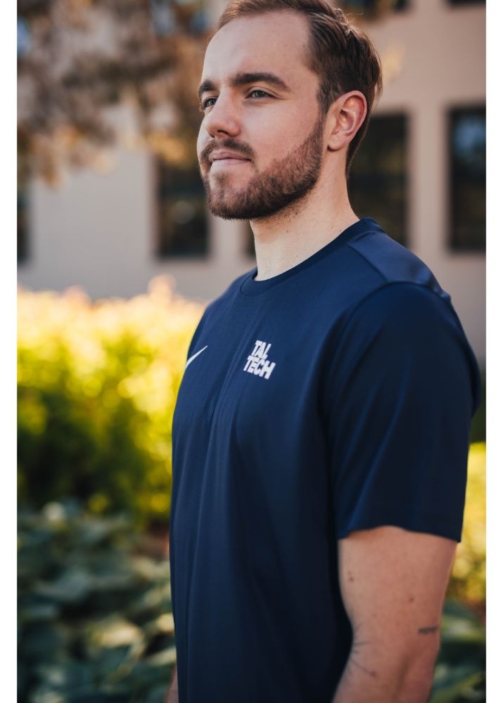 Nike dark blue sports shirt for men
