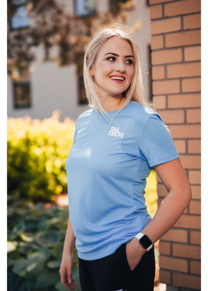 Nike light blue sports shirt for women