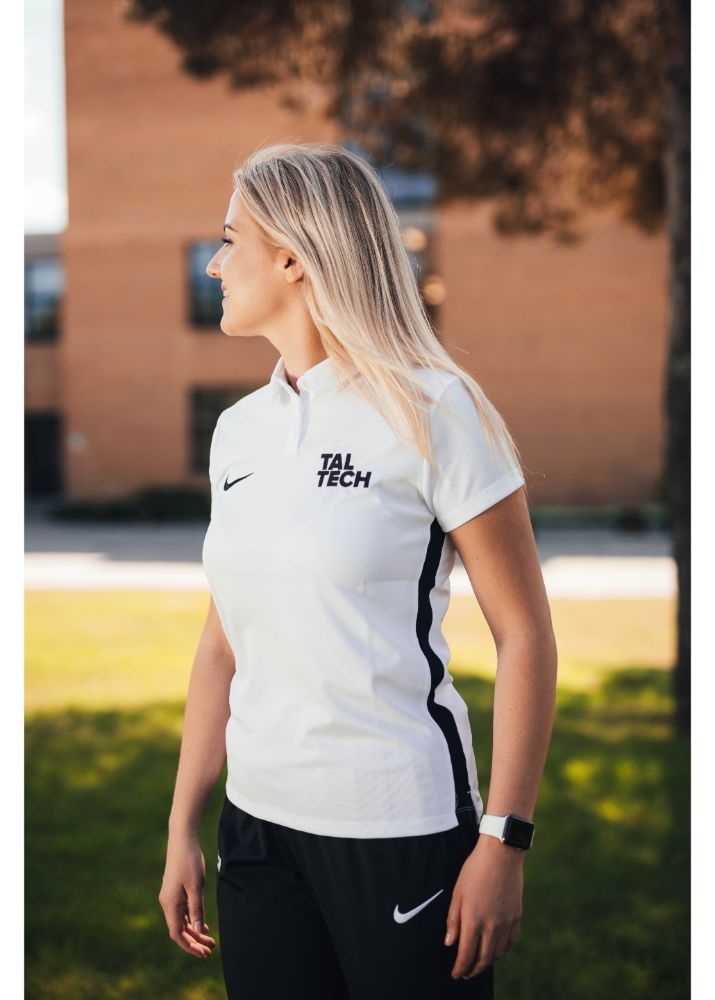 Nike white polo shirt for women