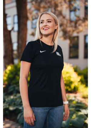 Nike black sports shirt for women