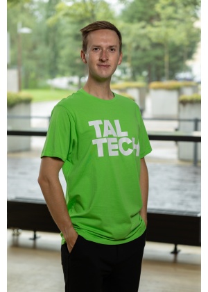 Light green T-shirt for men