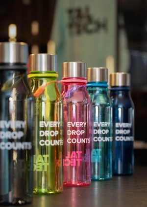 Water bottle "Every drop counts"
