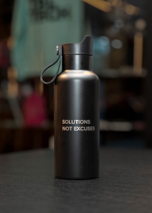 Thermos bottle Balti "SOLUTIONS NOT EXCUSES"