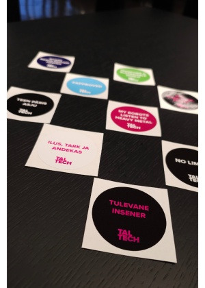 Sticker with messages