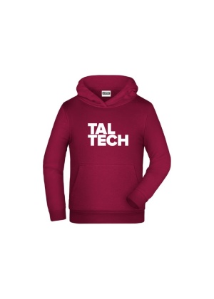 Burgundy hoodie for children