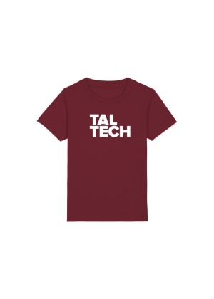 Burgundy T-shirt for children