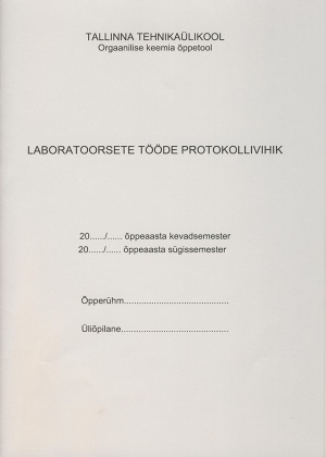 LABORATOORSETE TÖÖDE PROTOKOLLIVIHIK