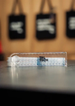 Ruler with magnifying glass (15 cm)