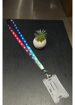 Lanyard made from recycled PET (rPET)