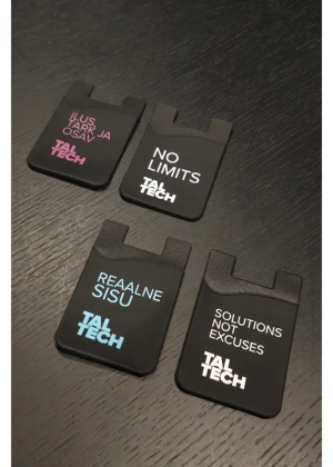 Silicone card holder for phone
