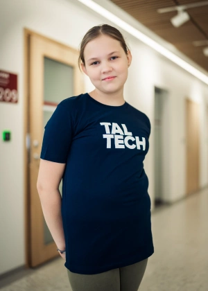 ST laste tumesinine T-särk