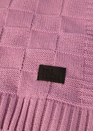 Woolish plaid square purple (130x170cm)