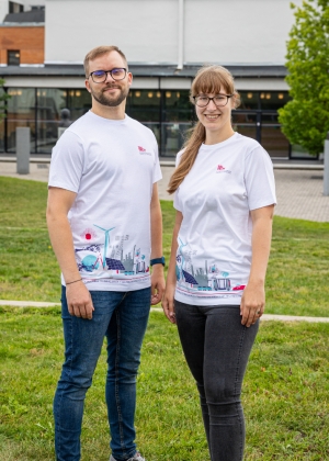 Unisex white T-shirt SCHOOL OF ENGINEERING