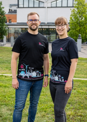 Unisex black T-shirt SCHOOL OF ENGINEERING