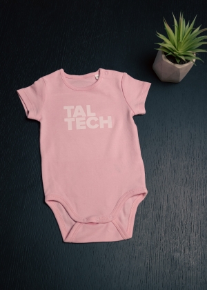 Pink bodysuit for babies